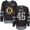 Pánské NHL Boston Bruins dresy David Krejci 46 Authentic Černá Adidas 1917 2017 100th Anniversary