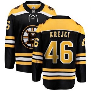 Dětské NHL Boston Bruins dresy David Krejci 46 Breakaway Černá Fanatics Branded Domácí