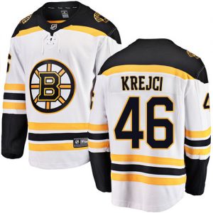 Dětské NHL Boston Bruins dresy David Krejci 46 Breakaway Bílý Fanatics Branded Venkovní