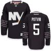 Dětské NHL New York Islanders dresy 5 Denis Potvin Authentic Černá Reebok Alternativní hokejové dresy