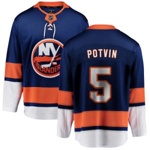 Dětské NHL New York Islanders dresy 5 Denis Potvin Breakaway královská modrá Fanatics Branded Domácí