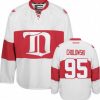 Pánské NHL Detroit Red Wings dresy 95 Dennis Cholowski Authentic Bílý Reebok Alternativní Winter Classic