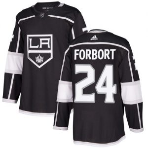 Pánské NHL Los Angeles Kings dresy 24 Derek Forbort Authentic Černá Adidas Domácí