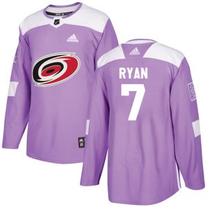 Dětské NHL Carolina Hurricanes dresy 7 Derek Ryan Authentic Nachový Adidas Fights Cancer Practice