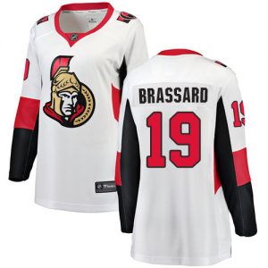 Dámské NHL Ottawa Senators dresy 19 Derick Brassard Breakaway Bílý Fanatics Branded Venkovní