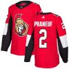 Pánské NHL Ottawa Senators dresy 2 Dion Phaneuf Authentic Červené Adidas Domácí