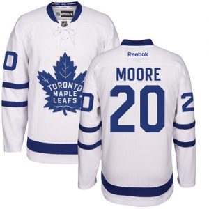 Pánské NHL Toronto Maple Leafs dresy 20 Dominic Moore Authentic Bílý Reebok Venkovní hokejové dresy