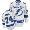 Dámské NHL Tampa Bay Lightning dresy 74 Dominik Masin Authentic Bílý Reebok Venkovní hokejové dresy