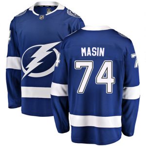 Pánské NHL Tampa Bay Lightning dresy 74 Dominik Masin Breakaway královská modrá Fanatics Branded Domácí