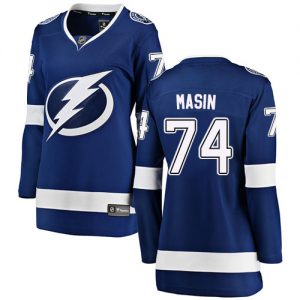 Dámské NHL Tampa Bay Lightning dresy 74 Dominik Masin Breakaway královská modrá Fanatics Branded Domácí