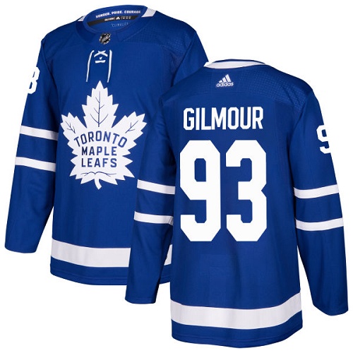 Dětské NHL Toronto Maple Leafs dresy 93 Doug Gilmour Authentic královská modrá Adidas Domácí