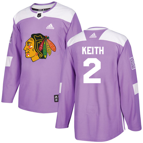 Dětské NHL Chicago Blackhawks dresy 2 Duncan Keith Authentic Nachový Adidas Fights Cancer Practice