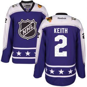 Dětské NHL Chicago Blackhawks dresy 2 Duncan Keith Authentic Nachový Reebok Central Division 2017 All Star