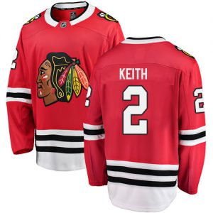 Pánské NHL Chicago Blackhawks dresy 2 Duncan Keith Breakaway Červené Fanatics Branded Domácí