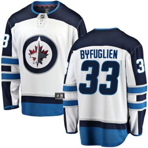 Pánské NHL Winnipeg Jets dresy 33 Dustin Byfuglien Breakaway Bílý Fanatics Branded Venkovní