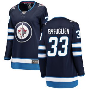 Dámské NHL Winnipeg Jets dresy 33 Dustin Byfuglien Breakaway Námořnická modrá Fanatics Branded Domácí