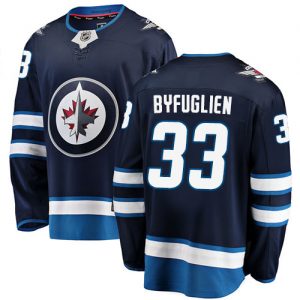 Dětské NHL Winnipeg Jets dresy 33 Dustin Byfuglien Breakaway Námořnická modrá Fanatics Branded Domácí