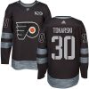 Pánské NHL Philadelphia Flyers dresy 30 Dustin Tokarski Authentic Černá Adidas 1917 2017 100th Anniversary