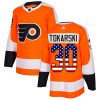 Dětské NHL Philadelphia Flyers dresy 30 Dustin Tokarski Authentic Oranžový Adidas USA Flag Fashion