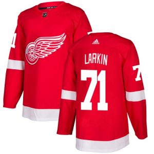 Pánské NHL Detroit Red Wings dresy 71 Dylan Larkin Authentic Červené Adidas Domácí