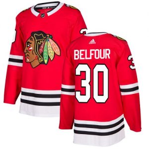 Dětské NHL Chicago Blackhawks dresy 30 ED Belfour Authentic Červené Adidas Domácí