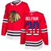 Dětské NHL Chicago Blackhawks dresy 30 ED Belfour Authentic Červené Adidas USA Flag Fashion