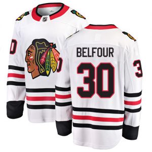 Dětské NHL Chicago Blackhawks dresy 30 ED Belfour Breakaway Bílý Fanatics Branded Venkovní