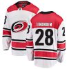 Pánské NHL Carolina Hurricanes dresy 28 Elias Lindholm Breakaway Bílý Fanatics Branded Venkovní