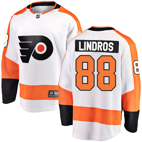 Pánské NHL Philadelphia Flyers dresy 88 Eric Lindros Breakaway Bílý Fanatics Branded Venkovní