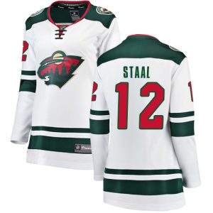 Dámské NHL Minnesota Wild dresy 12 Eric Staal Breakaway Bílý Fanatics Branded Venkovní