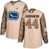 Dětské NHL Vancouver Canucks dresy 44 Erik Gudbranson Authentic Camo Adidas Veterans Day Practice