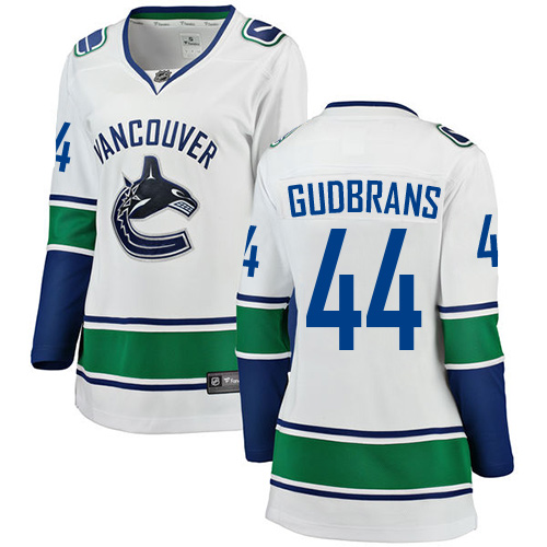 Dámské NHL Vancouver Canucks dresy 44 Erik Gudbranson Breakaway Bílý Fanatics Branded Venkovní