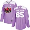 Dětské NHL Ottawa Senators dresy 65 Erik Karlsson Authentic Nachový Adidas Fights Cancer Practice