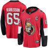 Pánské NHL Ottawa Senators dresy 65 Erik Karlsson Breakaway Červené Fanatics Branded Domácí