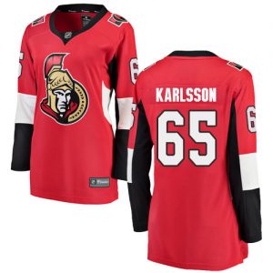 Dámské NHL Ottawa Senators dresy 65 Erik Karlsson Breakaway Červené Fanatics Branded Domácí