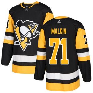 Dětské NHL Pittsburgh Penguins dresy Evgeni Malkin 71 Authentic Černá Adidas Domácí