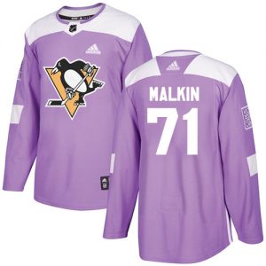 Dětské NHL Pittsburgh Penguins dresy Evgeni Malkin 71 Authentic Nachový Adidas Fights Cancer Practice