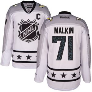Dětské NHL Pittsburgh Penguins dresy Evgeni Malkin 71 Premier Bílý Reebok Metropolitan Division 2017 All Star