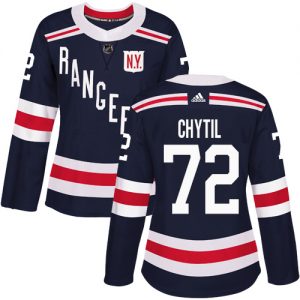 Dámské NHL New York Rangers dresy 72 Filip Chytil Authentic Námořnická modrá Adidas 2018 Winter Classic