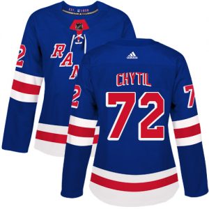 Dámské NHL New York Rangers dresy 72 Filip Chytil Authentic královská modrá Adidas Domácí