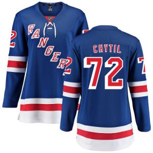 Dámské NHL New York Rangers dresy 72 Filip Chytil Breakaway královská modrá Fanatics Branded Domácí