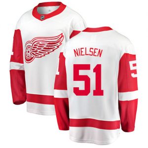 Dětské NHL Detroit Red Wings dresy 51 Frans Nielsen Breakaway Bílý Fanatics Branded Venkovní