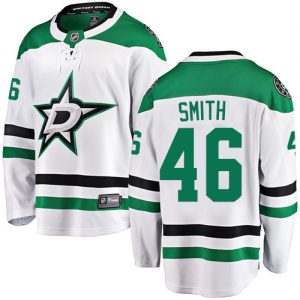 Pánské NHL Dallas Stars dresy 46 Gemel Smith Breakaway Bílý Fanatics Branded Venkovní