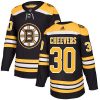 Pánské NHL Boston Bruins dresy Gerry Cheevers 30 Authentic Černá Adidas Domácí