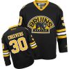 Pánské NHL Boston Bruins dresy Gerry Cheevers 30 Authentic Černá Reebok Alternativní hokejové dresy