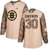 Pánské NHL Boston Bruins dresy Gerry Cheevers 30 Authentic Camo Adidas Veterans Day Practice