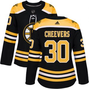 Dámské NHL Boston Bruins dresy Gerry Cheevers 30 Authentic Černá Adidas Domácí