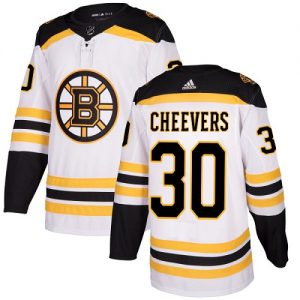 Dámské NHL Boston Bruins dresy Gerry Cheevers 30 Authentic Bílý Adidas Venkovní