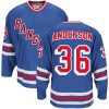 Pánské NHL New York Rangers dresy 36 Glenn Anderson Authentic Throwback Kuninkaallisen modrá CCM Heroes  Alumni