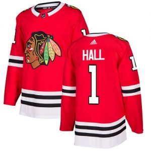 Dětské NHL Chicago Blackhawks dresy 1 Glenn Hall Authentic Červené Adidas Domácí